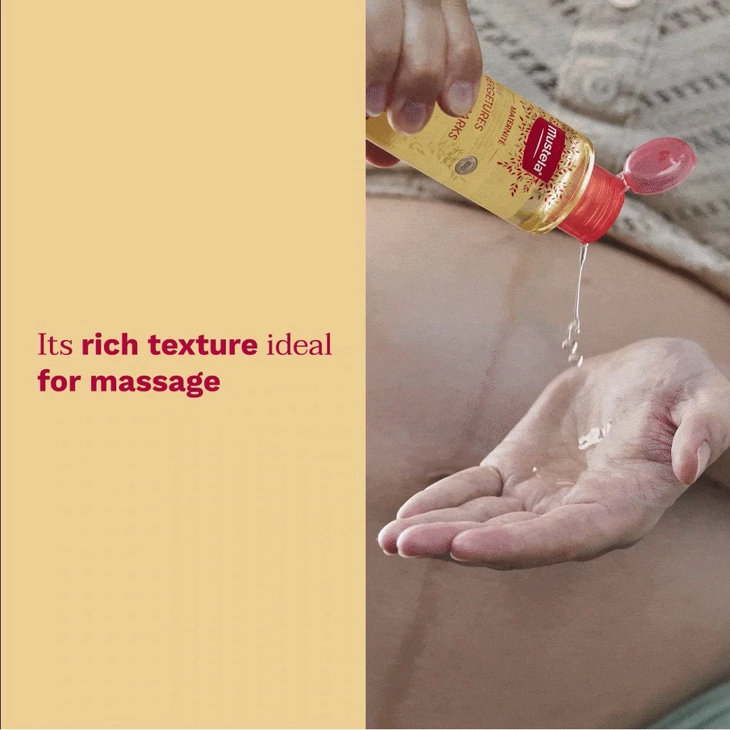 MUSTELA Organic Certified Stretch Marks Oil for Maternity