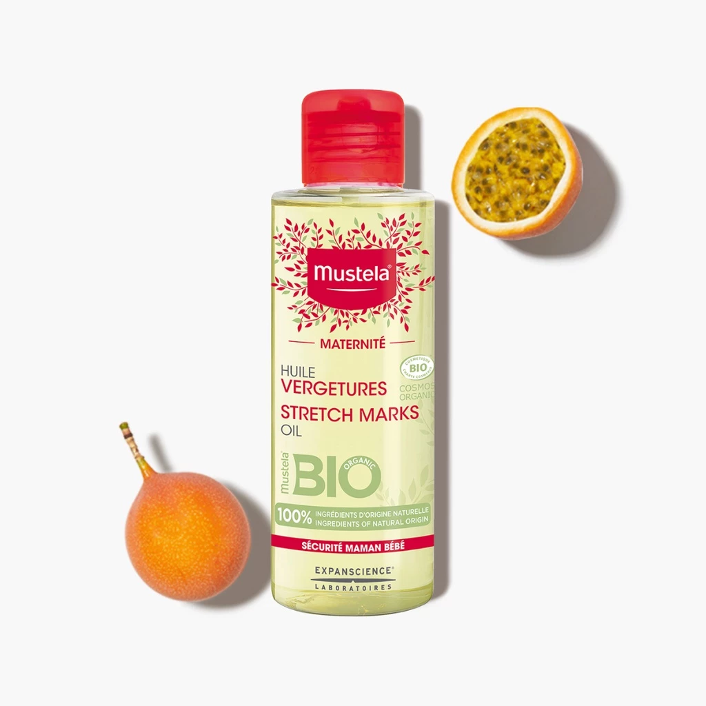 MUSTELA Organic Certified Stretch Marks Oil for Maternity