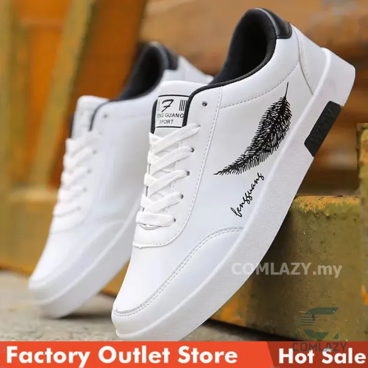 【Kasut lelaki】Men's shoes Lightweight breathable and fashionable Sports shoes size 39-46