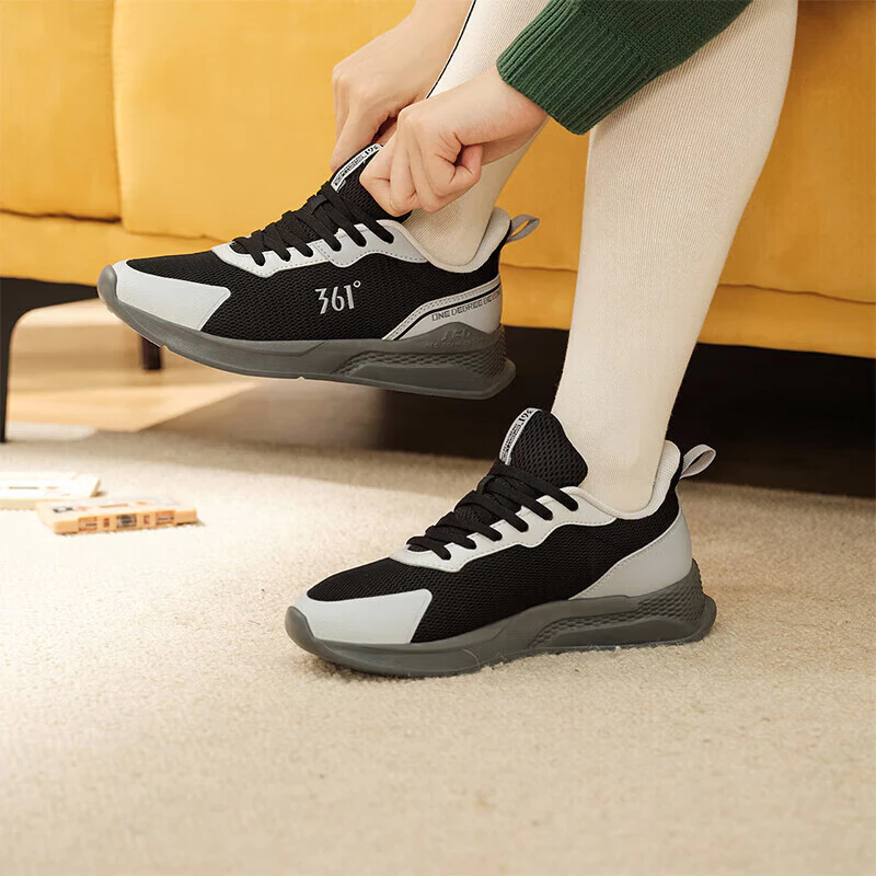361 Degrees Women's Running Sports Shoes Mesh Breathable Light Outdoor Casual Sneakers Female 682116701F