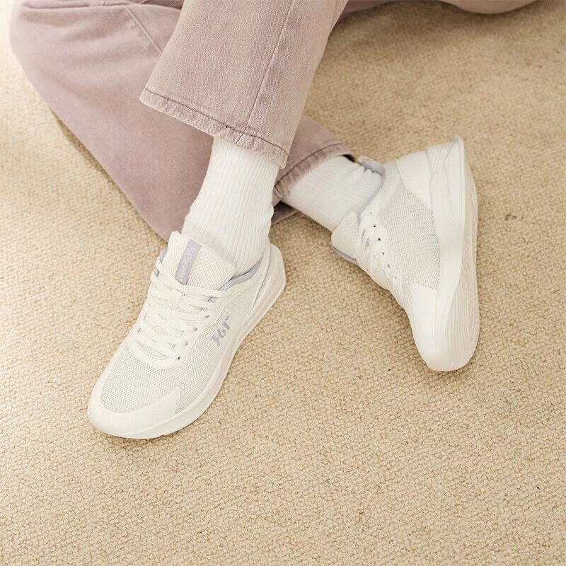 361 Degrees Women's Running Sports Shoes Mesh Breathable Light Outdoor Casual Sneakers Female 682116701F