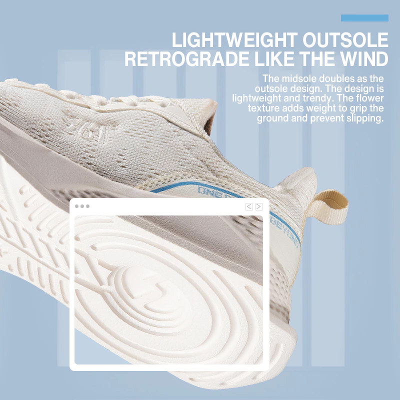 361 Degrees Women's Running Sports Shoes Mesh Breathable Light Outdoor Casual Sneakers Female 682116701F