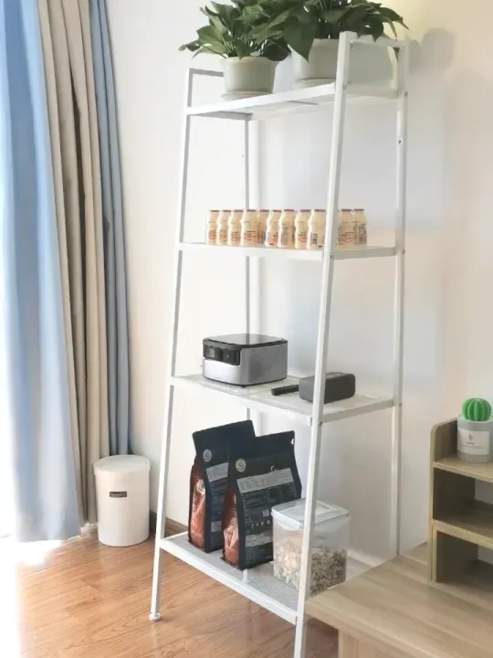 WAROOM 4/5 Tier Trapezoidal Shelves Storage Rack Metal BookShelf Home Rack Kitchen Rack Rak Serbaguna Rak Buku Rak Besi