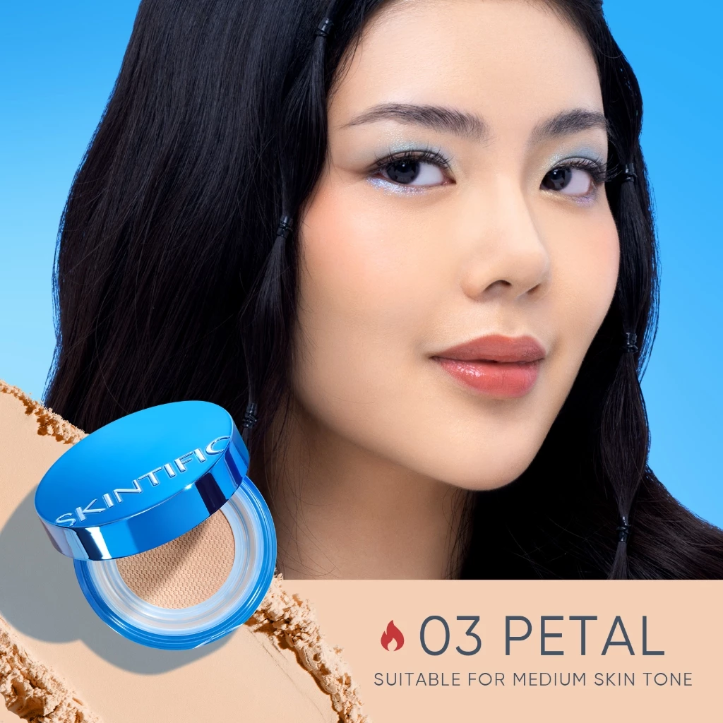 SKINTIFIC Invisiblur All Day Loose Powder Foundation Pore-Blurring Oil-Control Face Setting Powder For All Skin