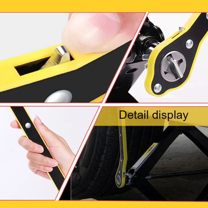 1.0 1.5 2.0 Ton Jack Car With Labor-Saving Wrench Crank Car Tire Changing Wheel Nut/Bolt Jack Hydraulic for All Cars