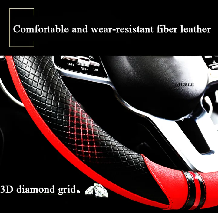 No Smell Thin All Nissan Car Steering Wheel Cover Penutup Stereng Almera Livina Sylphy Teana Juke Xtrail Terra Navara Rogue Latio