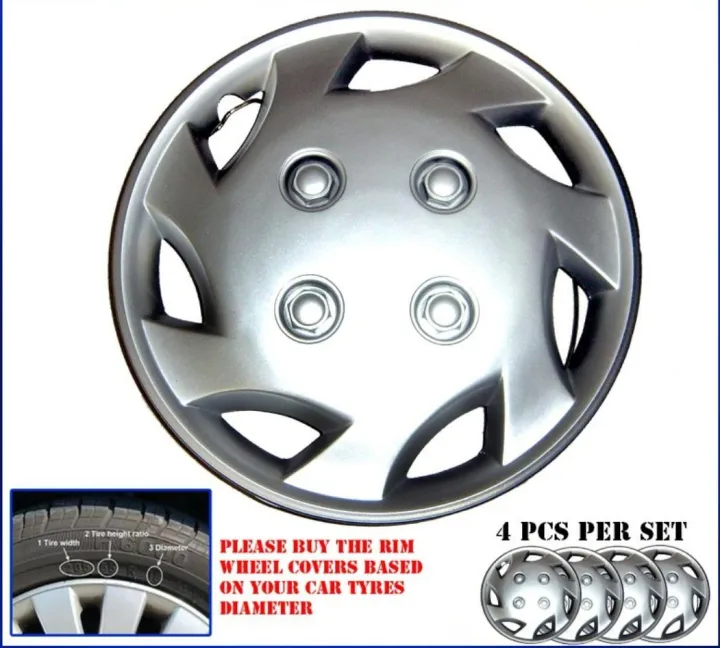Perodua KANCIL 850 12 Inch ABS Universal Wheel Cover Rim Center Hub Caps