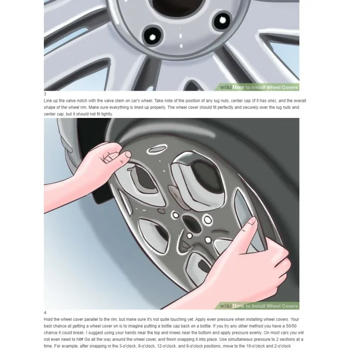 Perodua KANCIL 850 12 Inch ABS Universal Wheel Cover Rim Center Hub Caps