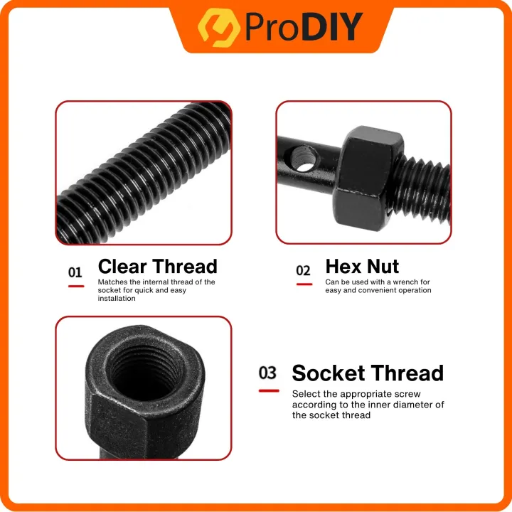 PRODIY MT-668 8PCS Motorcycle Bearing Puller Tools 9-23mm Inner Diameter Automotive Hand Tool Set Universal Repair Kits