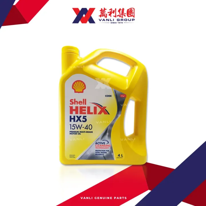 Shell Helix Genuine HX5 15W40 SN/CF Mineral Engine Oil