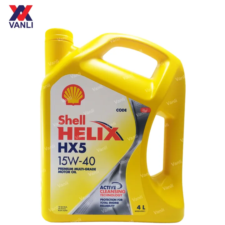 Shell Helix Genuine HX5 15W40 SN/CF Mineral Engine Oil