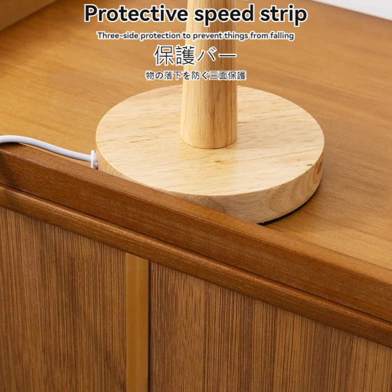 Bedside Table Bamboo With Drawer Bedroom Storage Cabinet Meja Tepi Katil Solid Wood Nightstand