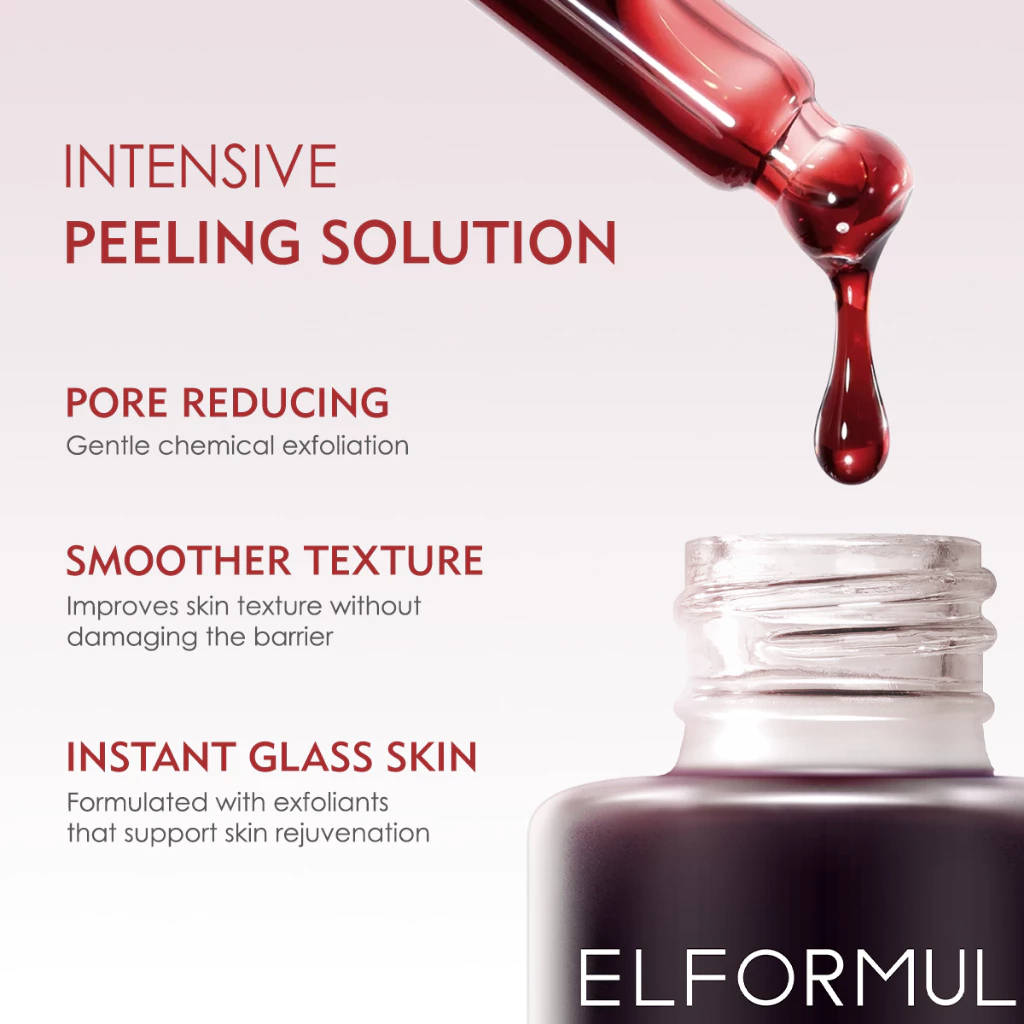 ELFORMULA Intensive Peeling Solution AHA BHA PHA Peeling Serum Exfoliating Dark Spot Whitening Brightening Treatment