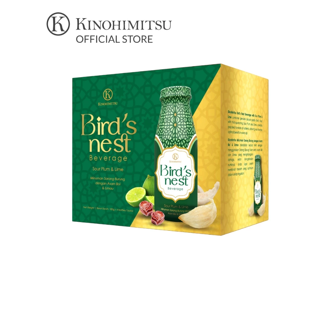 [BELI 2 DAPAT 2] Kinohimitsu Birds Nest Sour Plum 4s x2 FREE BN Snow Lotus Chia Seeds 2s