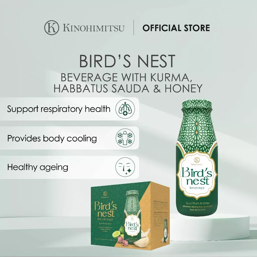 [BELI 2 DAPAT 2] Kinohimitsu Birds Nest Sour Plum 4s x2 FREE BN Snow Lotus Chia Seeds 2s