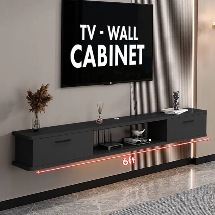 F&F : Wall TV Cabinet /rak tv gantung/kabinet tv /rak tv /cabinet tv/almari tv