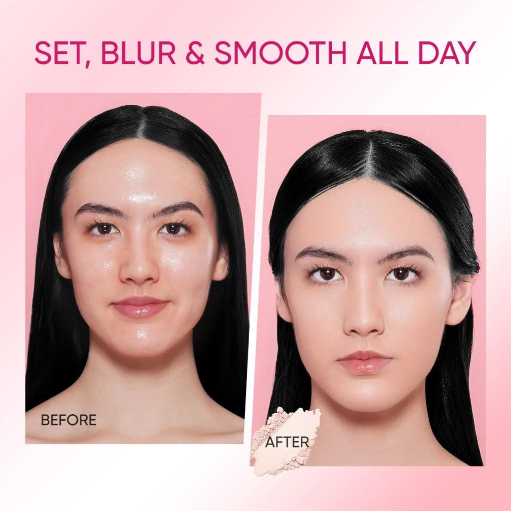 Air Setting Powder Loose Powder Oil Control Waterproof Sweatproof Concealer Powder 12g