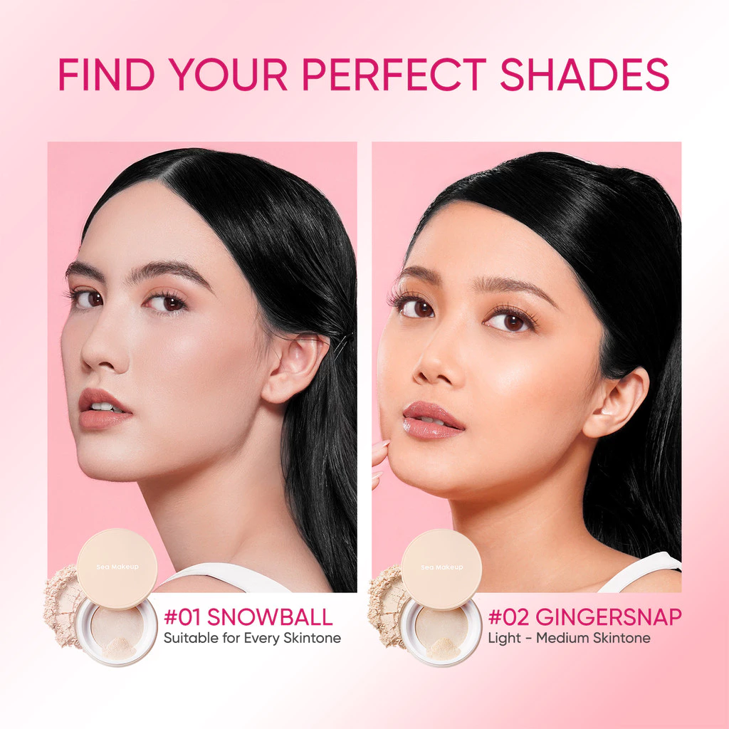 Air Setting Powder Loose Powder Oil Control Waterproof Sweatproof Concealer Powder 12g