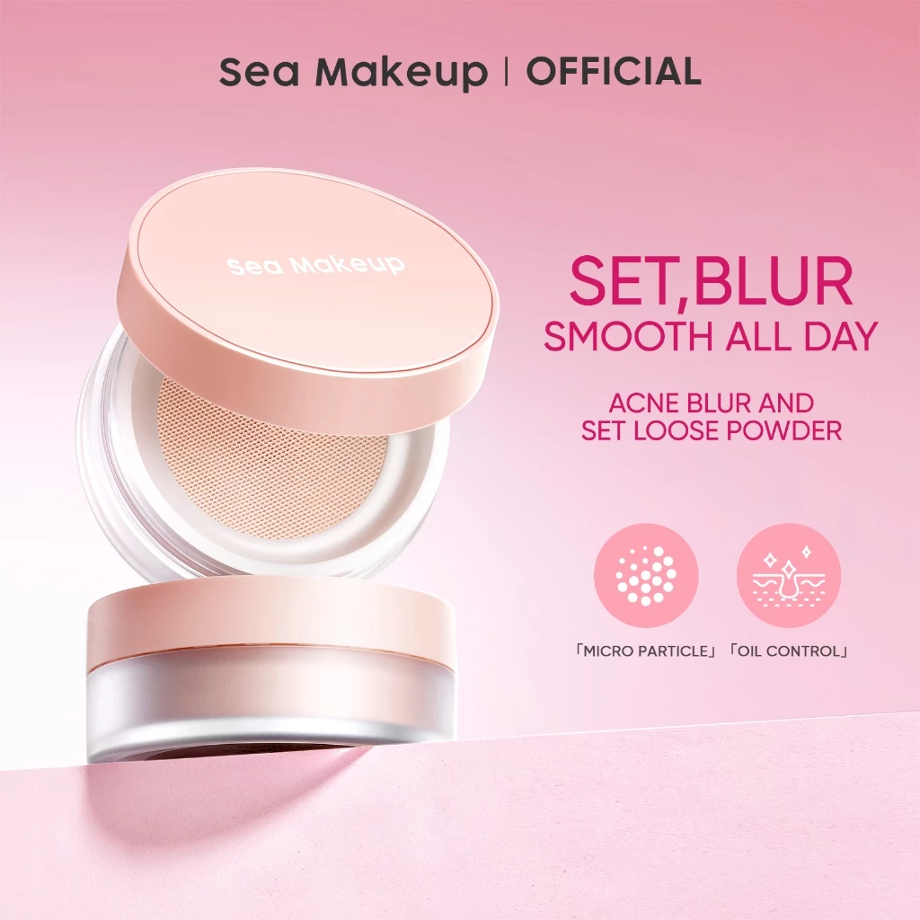 Air Setting Powder Loose Powder Oil Control Waterproof Sweatproof Concealer Powder 12g