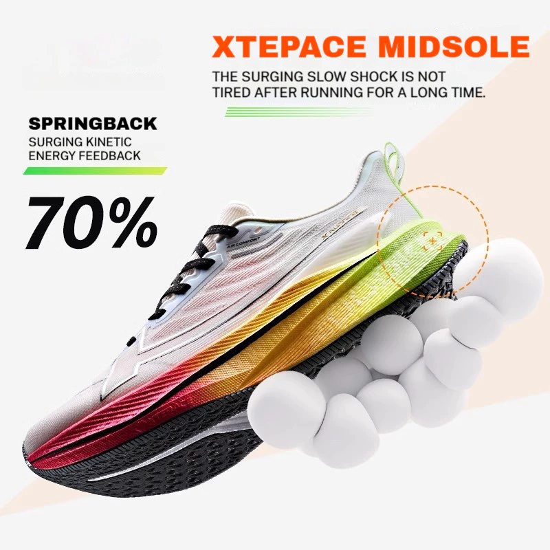 XTEP 2000KM 3.0 The King of Wearability Unisex Men Running Shoes Marathon Running Shoes Foe Women Kasut Jogging Sports Shoes