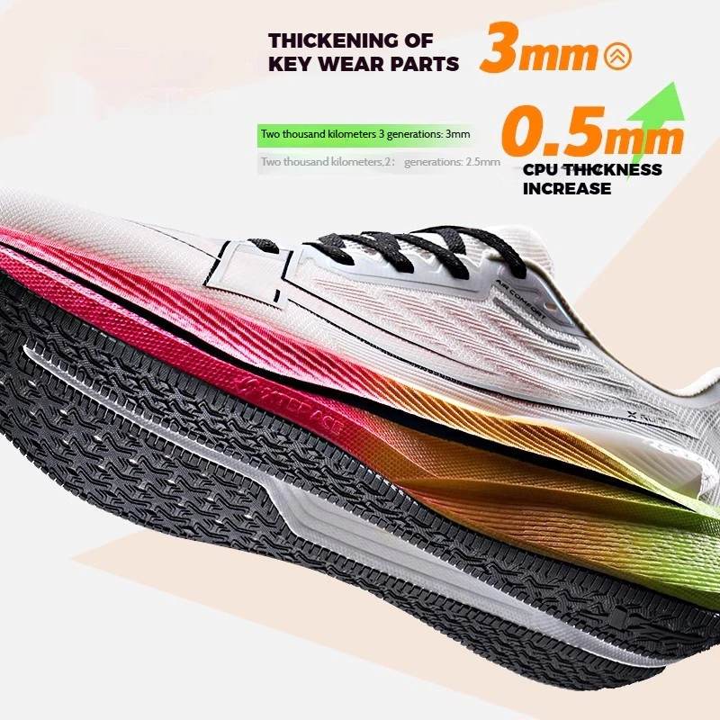 XTEP 2000KM 3.0 The King of Wearability Unisex Men Running Shoes Marathon Running Shoes Foe Women Kasut Jogging Sports Shoes