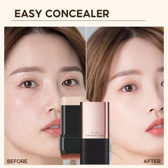 Moisturizing no creasing Stick Flawless Moisturizing Foundation Stick Base Makeup Concealer Lasting makeup