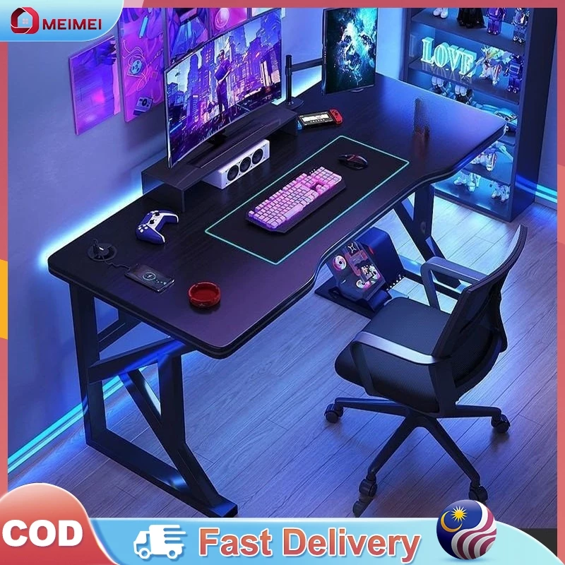120cm Gaming table computer table office table meja belajar gaming desk murah meja komputer study table PC table