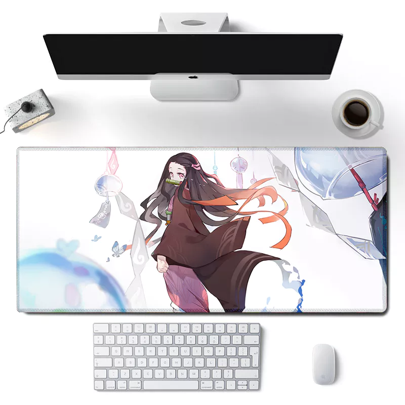 Computer mouse pads Anime Kimetsu no Yaiba , Demon Slayer large mouse pad