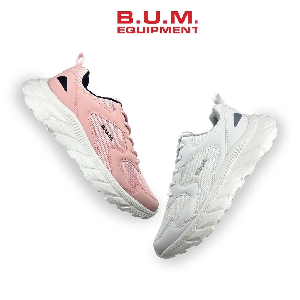 BUM Equipment Kasut Wanita Kasual Ringan Bernafas - Women's Shoes BE99322/BE99323 Pink/White Sneaker