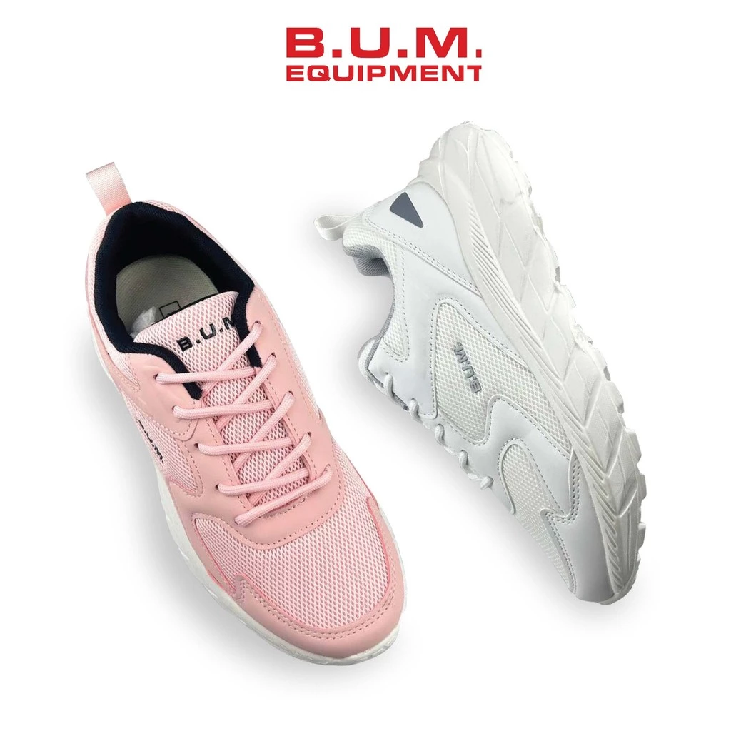 BUM Equipment Kasut Wanita Kasual Ringan Bernafas - Women's Shoes BE99322/BE99323 Pink/White Sneaker