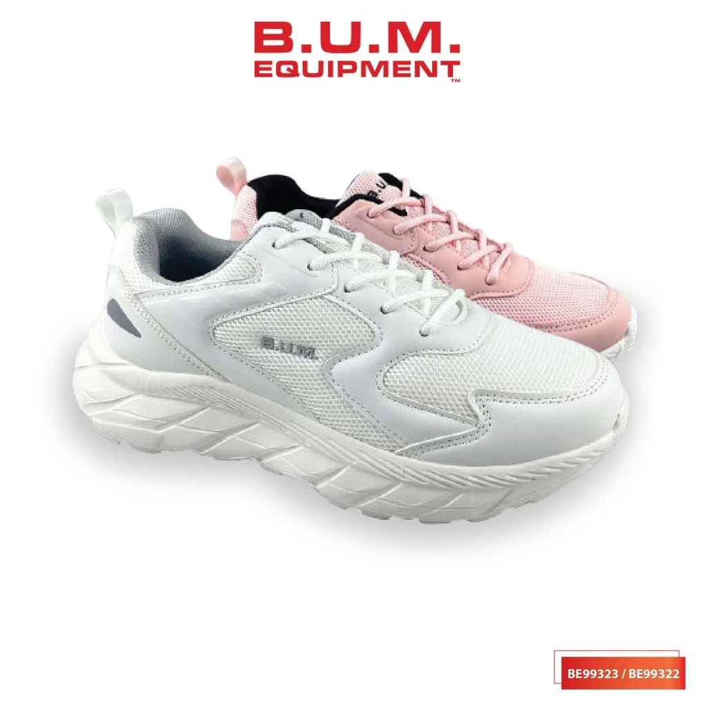 BUM Equipment Kasut Wanita Kasual Ringan Bernafas - Women's Shoes BE99322/BE99323 Pink/White Sneaker