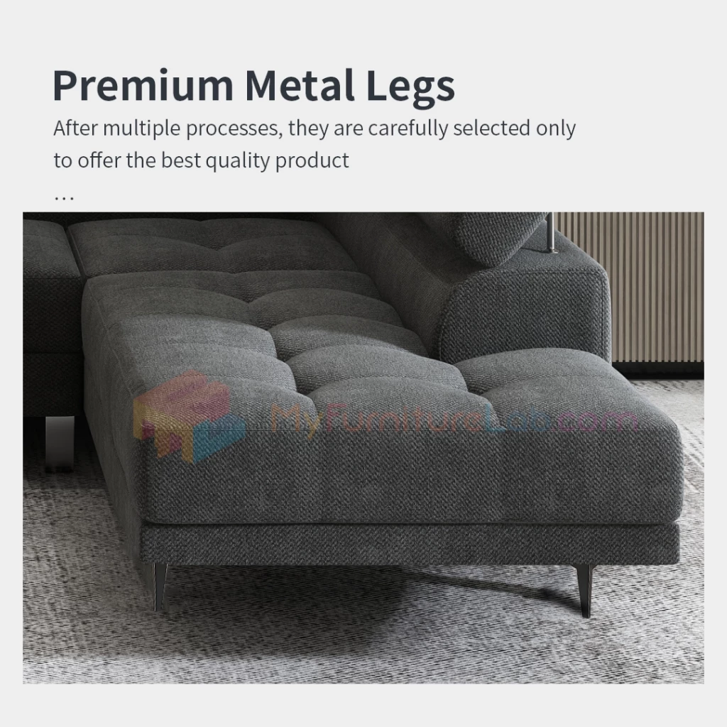 MONROE Sofa Ruang Tamu Sofa Murah Sofa 3 Duduk L Shape Sofa 3 Seater Sofa