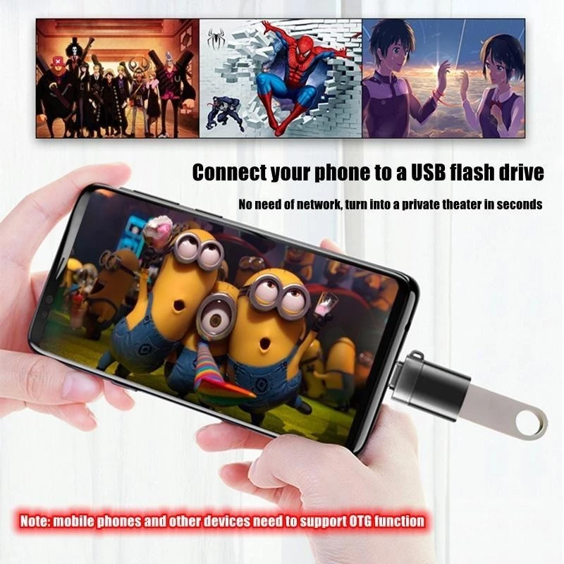 Type C USB C 3.1 Male To USB Female OTG Data Sync Adapter Converter Cable