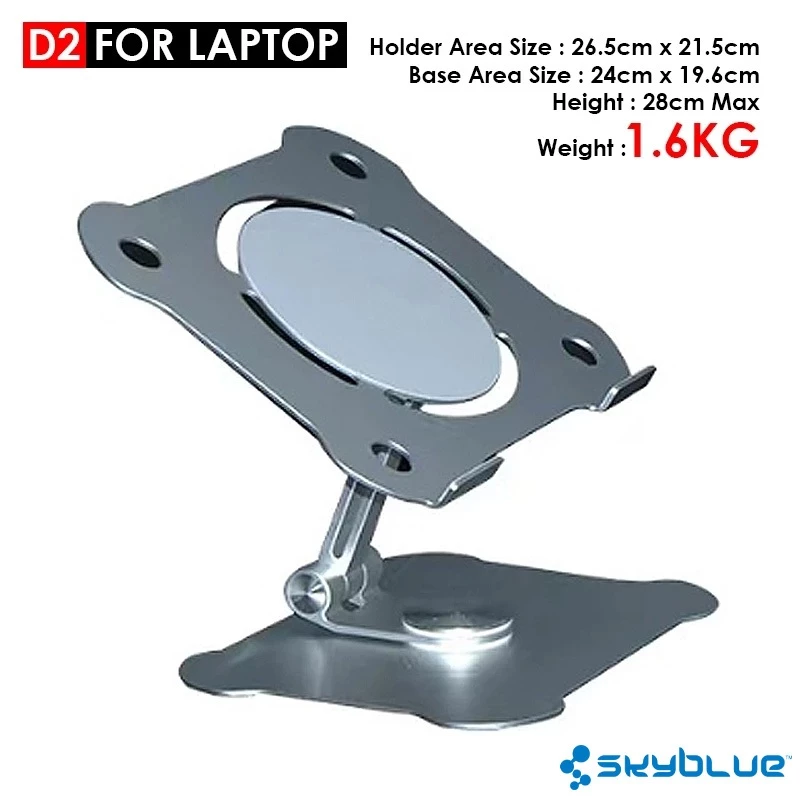 Premium Metal Stand 360° Rotating Tablet Metal Phone Holder Adjustable Bracket Laptop Desktop Phone Stand
