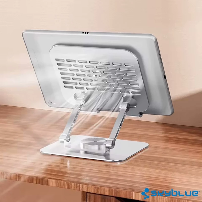 Premium Metal Stand 360° Rotating Tablet Metal Phone Holder Adjustable Bracket Laptop Desktop Phone Stand