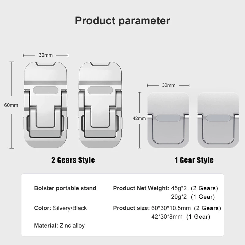 MY Stock】Mini Alloy Laptop Stand Adjustable Notebook Cooling Stand Portable Laptop Bolster Universal Foldable Laptop Metal