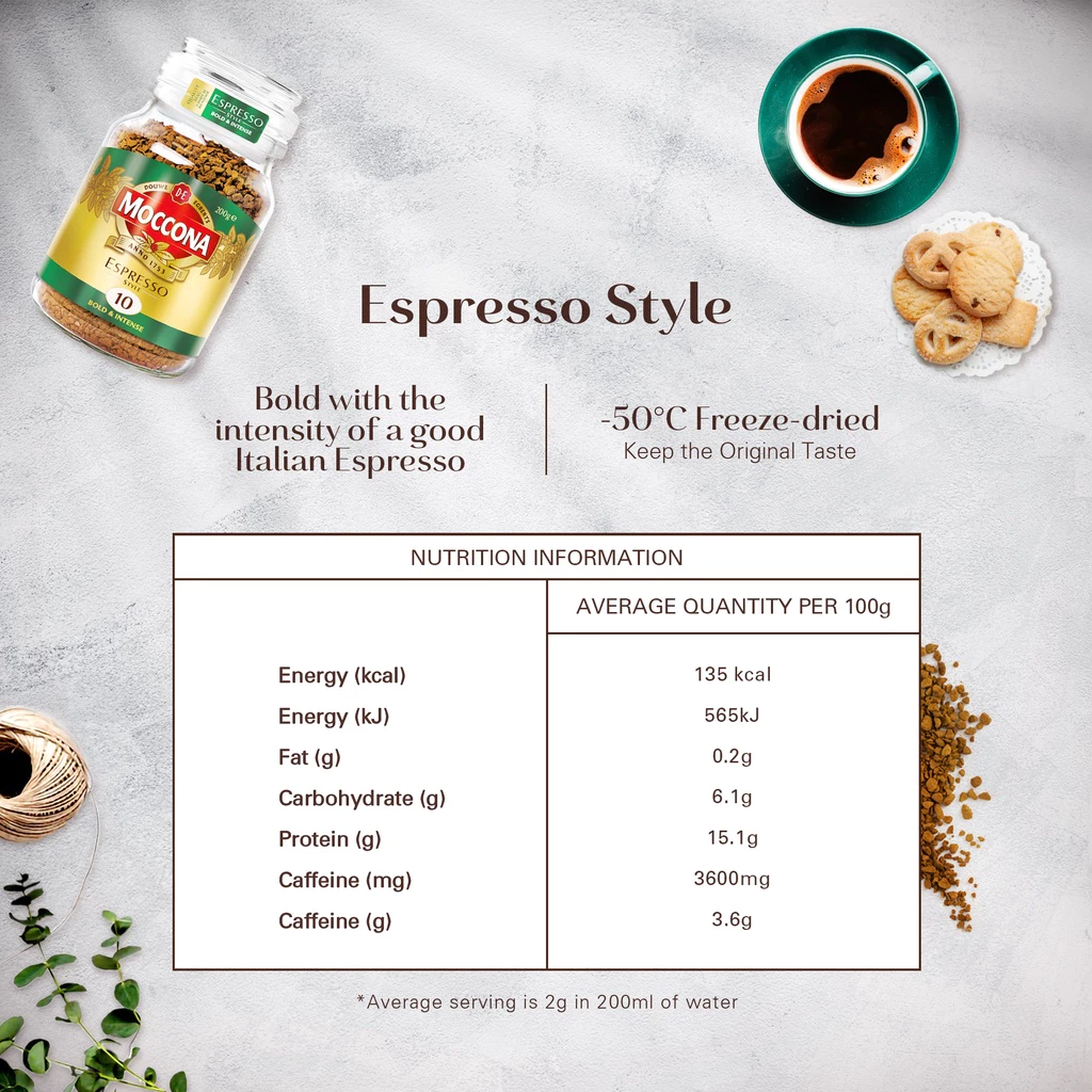 (Bundle of 3) MOCCONA Freeze Dried Instant Coffee Jar, 200g (HALAL)