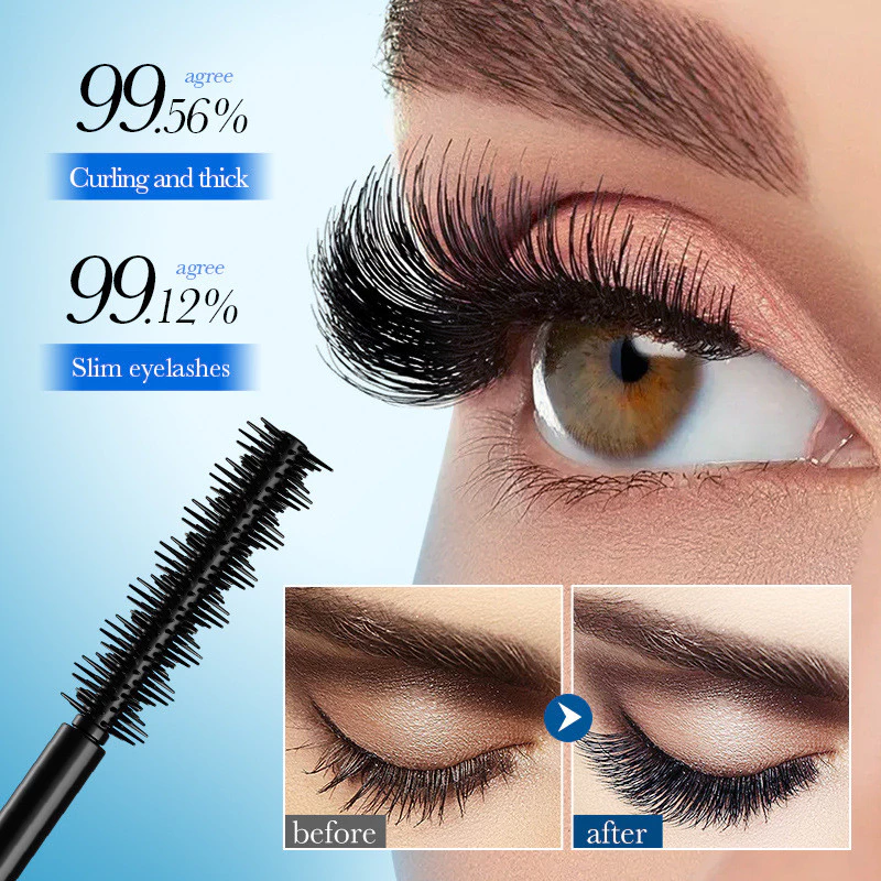SADOER Curling Long Mascara Styling Eyelashes Makeup Mascara