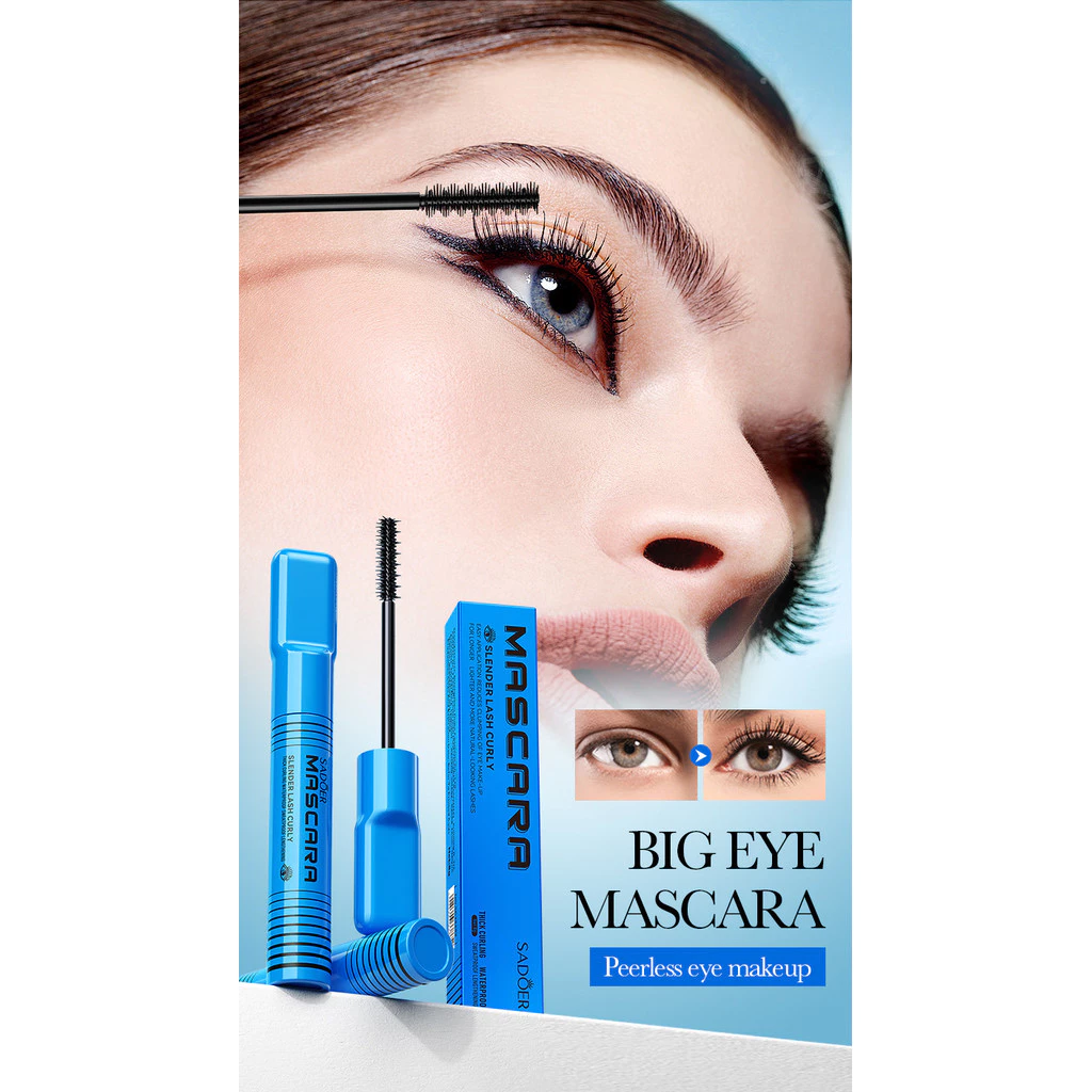 SADOER Curling Long Mascara Styling Eyelashes Makeup Mascara