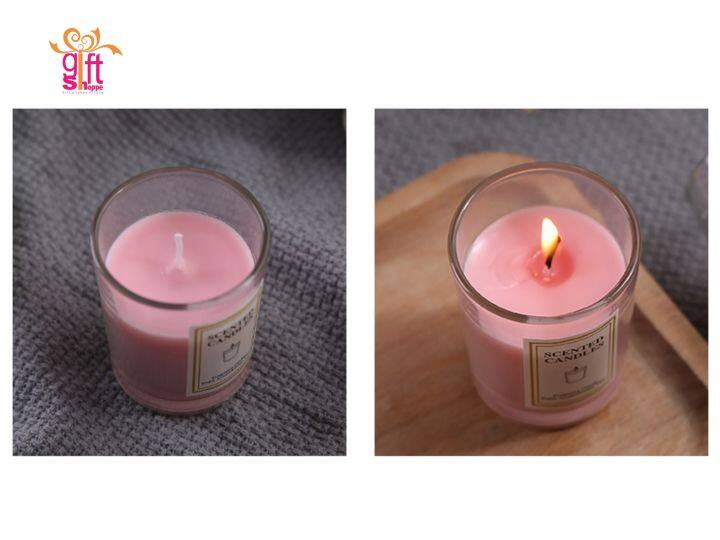 Scented Candles Door Gift Set Aromatherapy Candle Fragrance Soy Wax Essential Oil Candle Wangi Lilin soywax