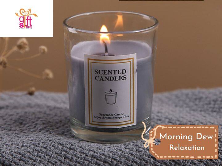 Scented Candles Door Gift Set Aromatherapy Candle Fragrance Soy Wax Essential Oil Candle Wangi Lilin soywax