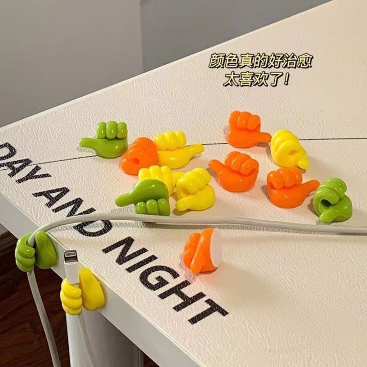 10pcs Multifunctional Clip Holder Thumb Hooks Wire Organizer Wall Hooks Hanger Strong Wall Storage Holder For Kitchen Bathroom