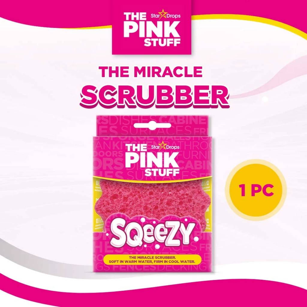 The Pink Stuff Sqeezy Miracle Scrubber 1 PC