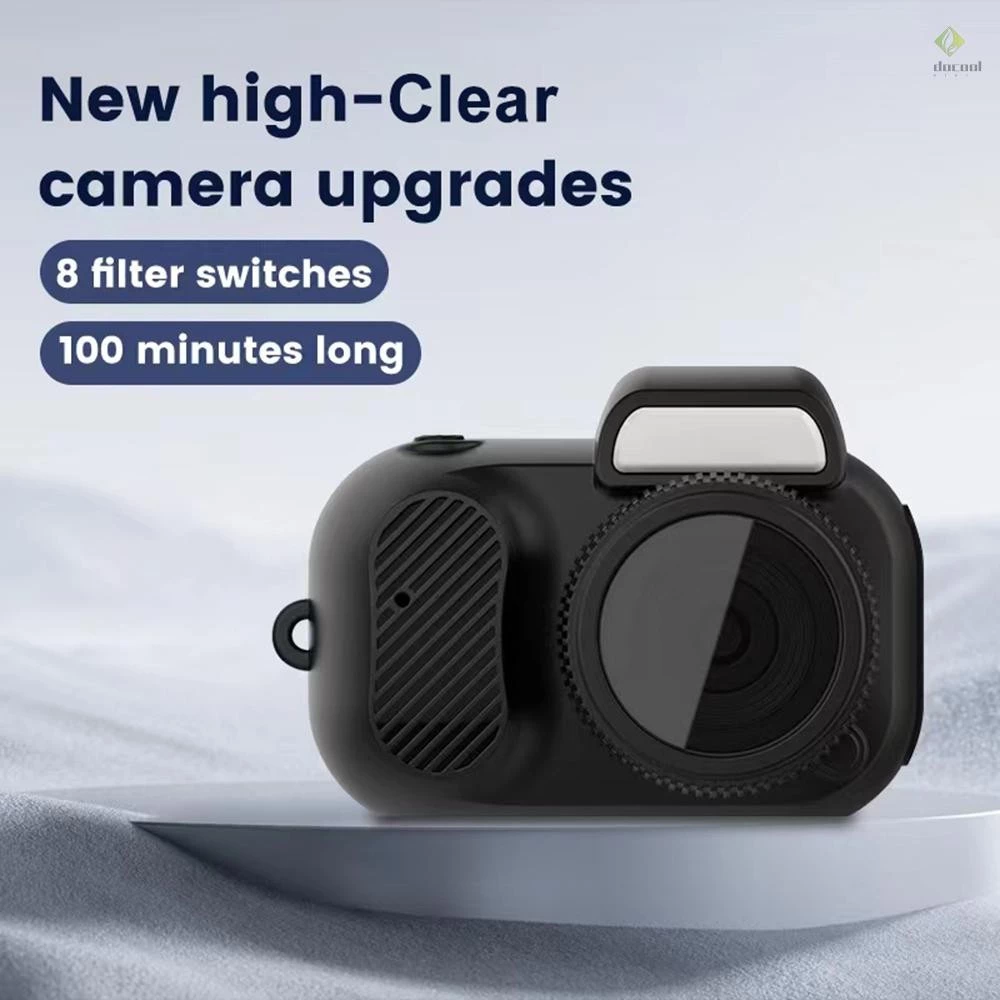 Small Digital Camera 1080P FHD LCD Screen Sports Video Recorder with Lanyard Monoreflexes Shaped Portable Network Camera