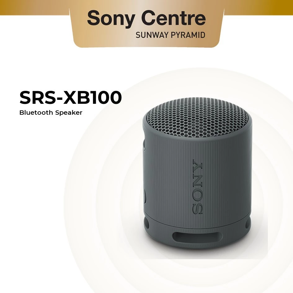 SONY SRS-XB100 Portable Wireless Speaker | XB100 | Bluetooth | 16 Hours | EXTRA BASS