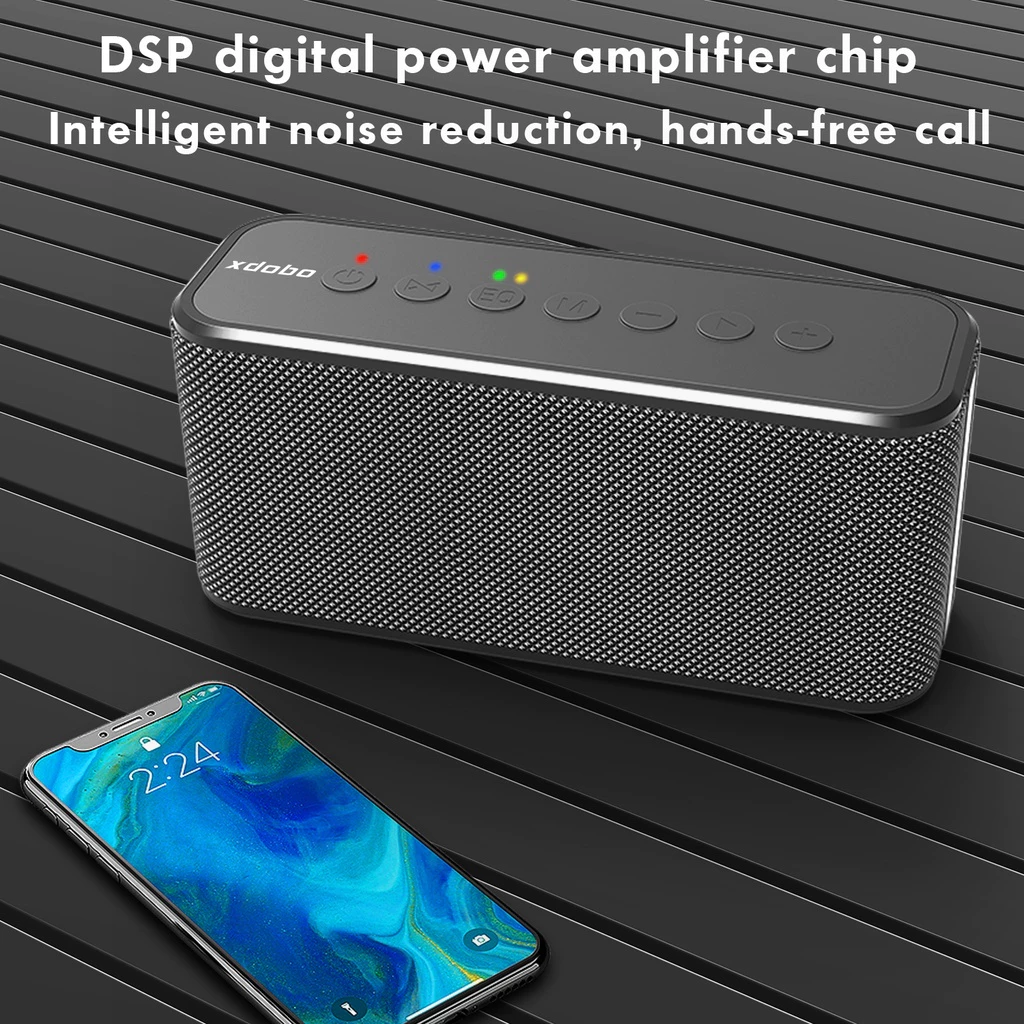 XDOBO X8 Plus Official 80W 10400mAh Battery Power Subwoofer Bluetooth Speaker with Deep Bass