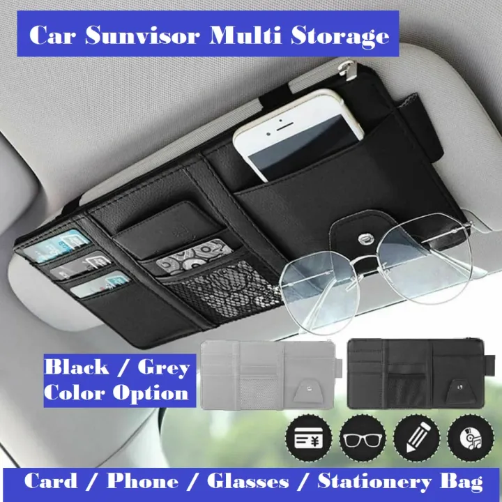 Car Sunvisor Organizer Sun Visor Organiser Storage Bag