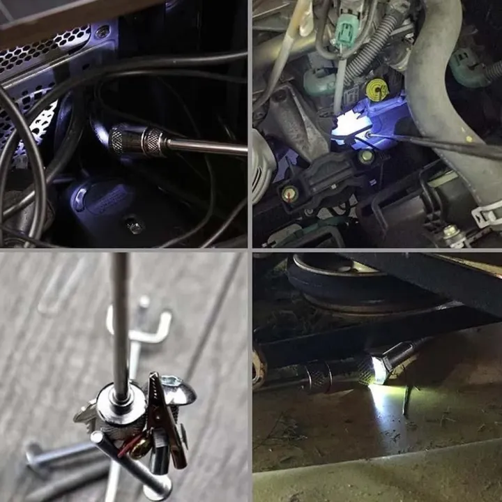 Magnetic Adjustable Extendable Telescopic Pickup Stick Magnet Pickup Tool Pick Up Rod Stick Automotive Tool