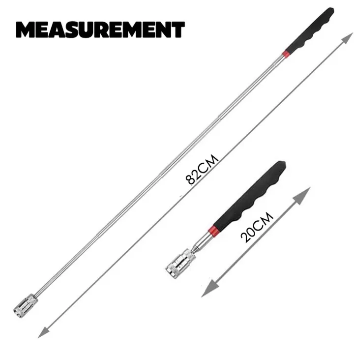 Magnetic Adjustable Extendable Telescopic Pickup Stick Magnet Pickup Tool Pick Up Rod Stick Automotive Tool