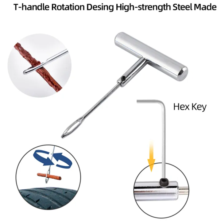 Tire Repair Tool Kit Automotive Automobile Car Tire Tyre Motorcycle Tire Puncture Repair Mini Tool Kit